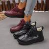 Autumn Winter Warm Cotton Boots, Plush Soft Non Slip Sole, Comfortable Low Cut Women's Snow Boots