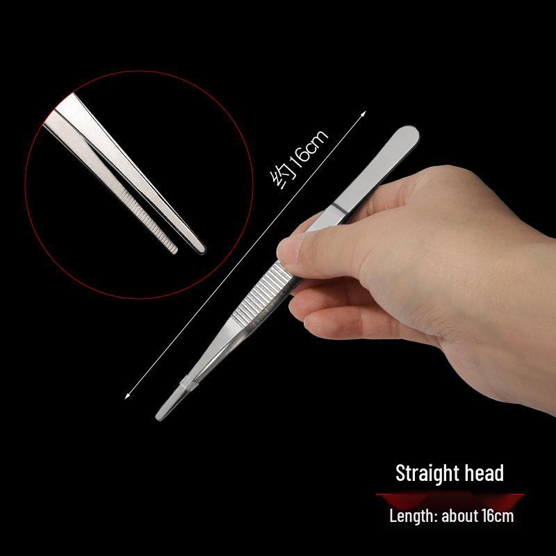 Non-slip Stainless Steel Tweezers for Gardening, Aquariums, and Succulents