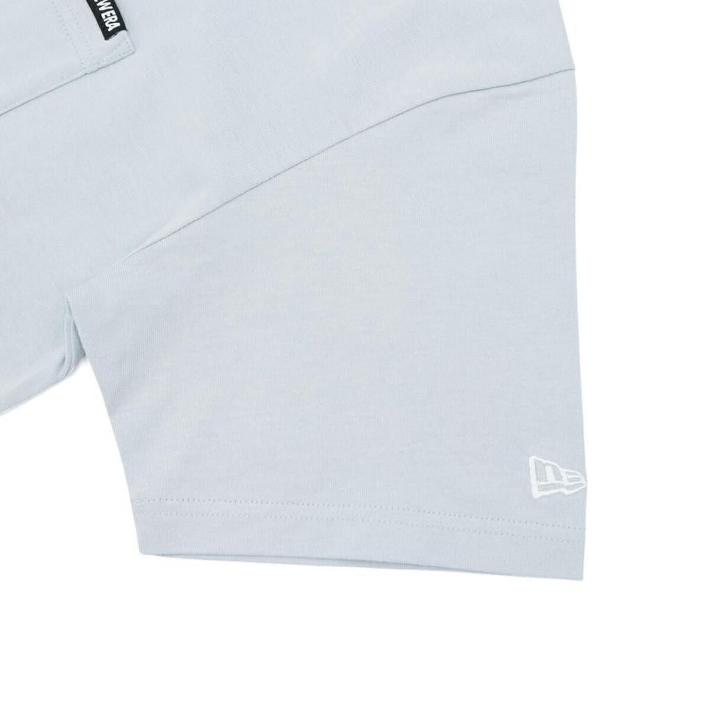 NEW ERA Short Sleeve Pocket Snow Gray Size XL Mini Brand Logo T-Shirt