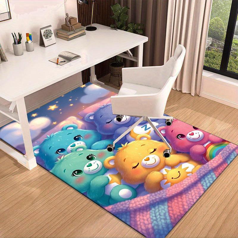 Love Bears Cozy Night Carpet, Chair Rug,Rug for Office Bedroom living rooms, Doormat decor Fan Gift Christmas Gift
