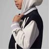 Jordan Kids Letter Print Zip-Up Hooded Jacket Kids Tops Black FJ6402-010