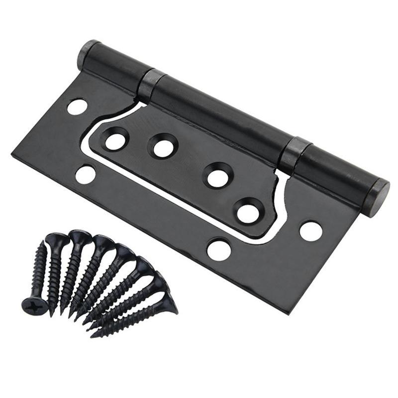 Wooden Door Thickened 304 Stainless Steel Mother Hinges Furniture Hardware Slotted Mute 5 Inch Hinge with Screws