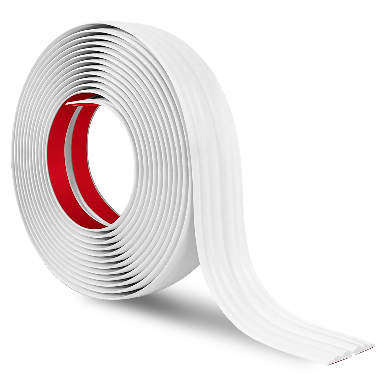 

6M Self Adhesive Wall Corner Protector Self Adhesive Wall Edge Trim Peel and Stick Corner Molding Trim Flexible Corner Edge Guar PVC&6m