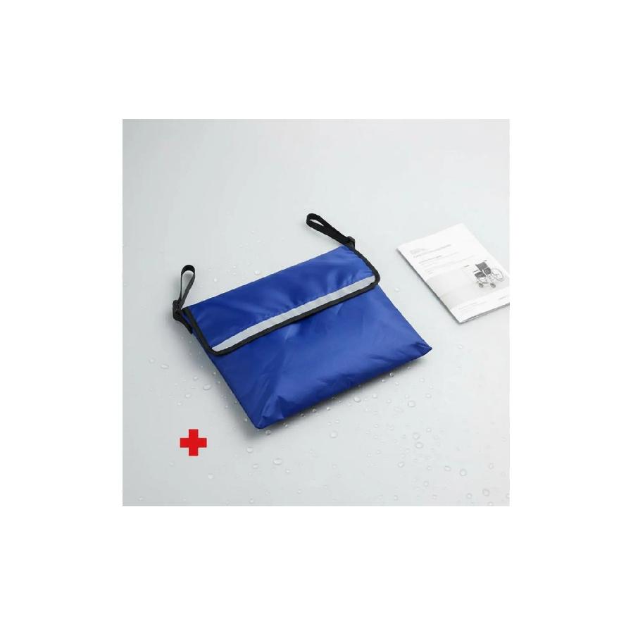 Wheelchair Storage Bag Adjustable Straps Wheelchair Back Pouch Mobility Aid Storage Bag Water-Resistant Mobility Aid Accessory