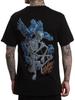 Sullen Herren Kurzarm Premium T-Shirt 'Til Death' Skelett Tattoo Stil Tee
