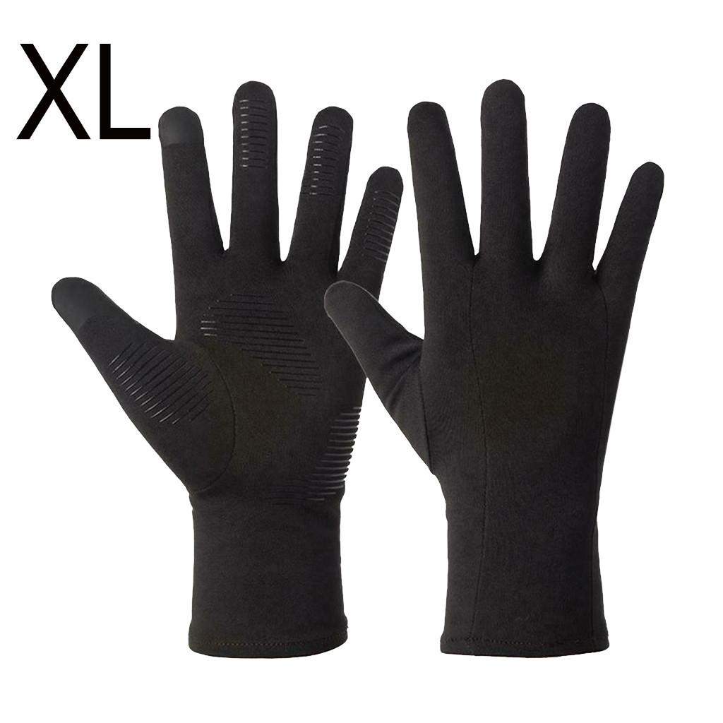 

Ветрозащитные Уличные Спортивные Унисекс Нескользящие Велосипедные Зимние Термо Перчатки Водонепроницаемые XL чёрный