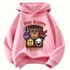 2026 Kids' Fashion Printed Hoodie, Casual Sports FNAF Ghost Doll Themed Sweatshirt, Boys' and Girls' Sweatshirt