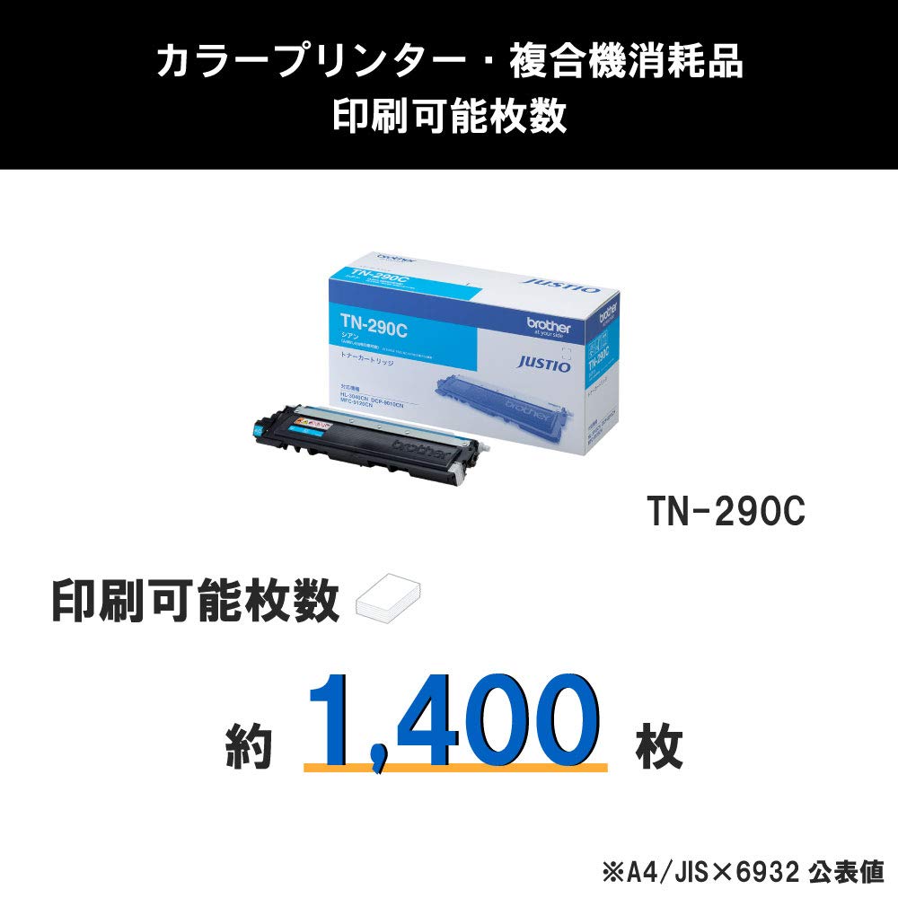 Tonerkartusche cyan [Original Brother] TN-290C