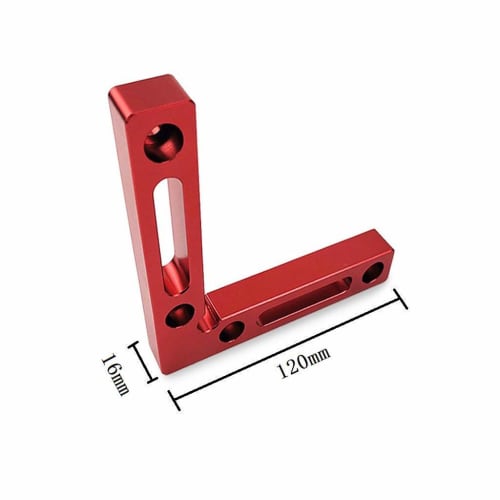 CarAngels Aluminum Full Square Corner Clamp Set of 2, L-Shaped, 90 Degree Square, Woodworking Fixing and Tightening Tool (New Model)