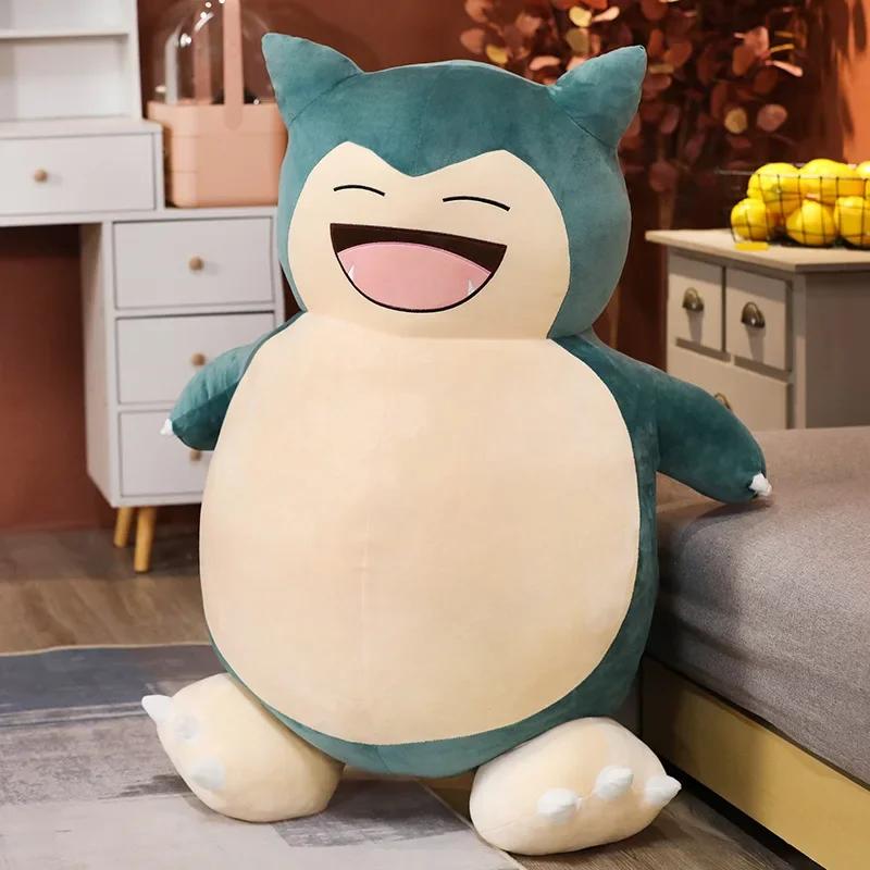 30cm Snorlax Plush Toys Cartoon Japan Anime Monster Elf Plush Doll Soft Stuffed Animal Doll Birthday Gift for Girls