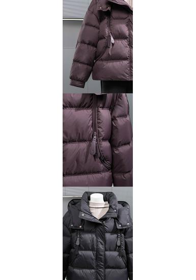 Mom's Winter Fashion: Stylish Hooded Thickened Down Jacket for Middle-Aged & Elderly