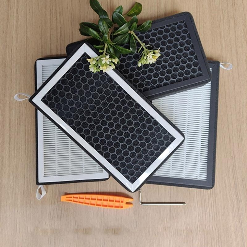 Advanced Cabin Air Purification Filters Efficiency Cabin Air Filter Set Air Cleaner Filter Pair for Electric Car 
