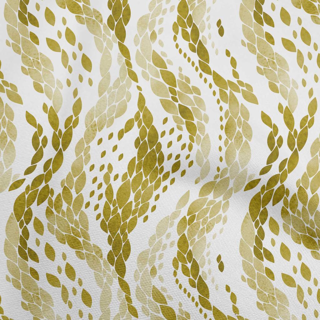 oneOone Cotton Flex Brown Fabric Abstract  Sewing Material Print Fabric By The Yard 40 Inch