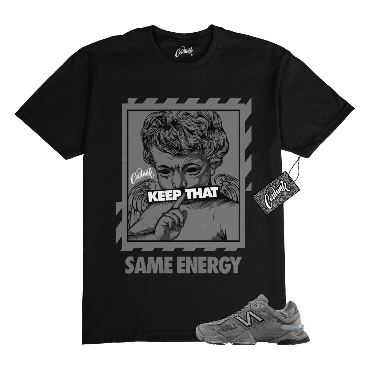 9060 Shadow Grey Castlerock Black T Shirt to Match ENERGY L