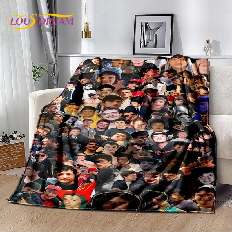 Weiche D Flanell-Kuscheldecke Bequeme Picknick-Schlafzimmer-Abdeckung Perfekt für Kinder und Erwachsene Verleiht jedem Zuhause Stil
