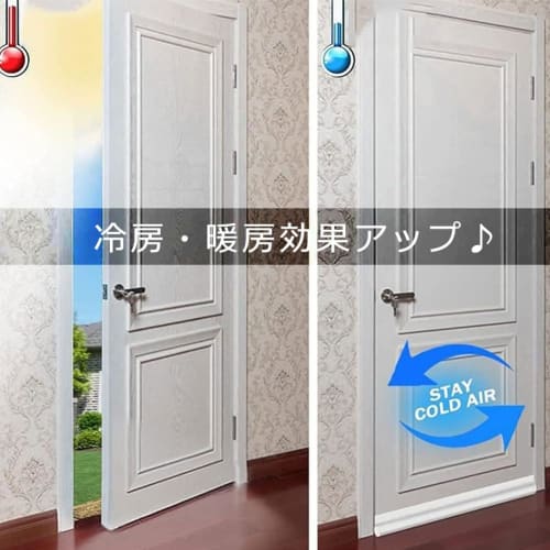 Door Bottom Seal Tape, Fills Gaps Under Doors, Prevents Drafts, Improves Heating and Cooling Efficiency, Energy Saving, Airtight, Strong Adhesive, Sou