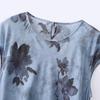 Elegant 6A Grade Mulberry Silk Floral Print Dress