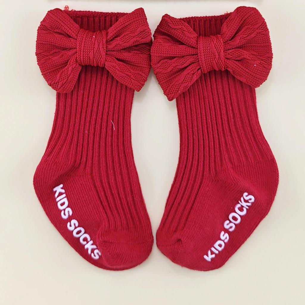 Baby Bow Headband & Socks Set - Newborn Hat & Accessory Bundle