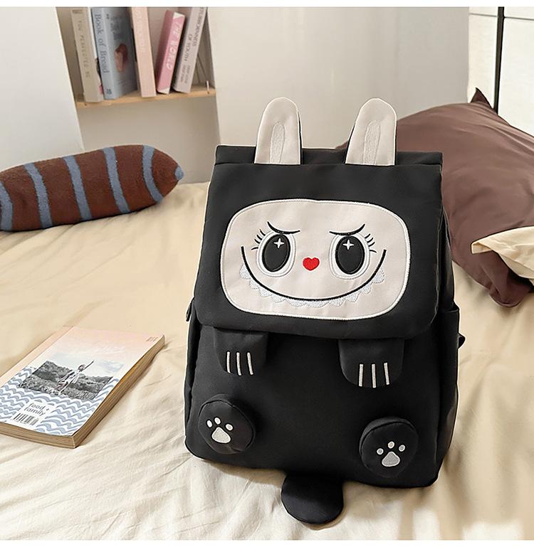 Schoolbag new high-value fresh and sweet cute cartoon backpack junior high school students lightweight travel large capacity backpack