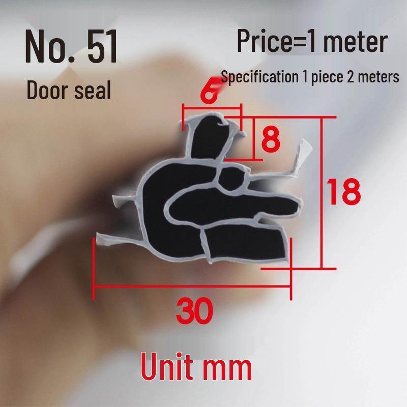 Magnetic Door Seal Strip for Refrigerator, Wine Cabinet, and Sterilization Cabinet