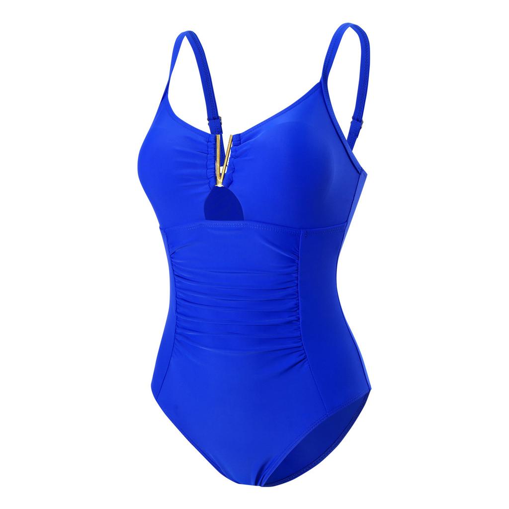Women's -neck Slimming Conservative Shaping One-piece Swimsuit