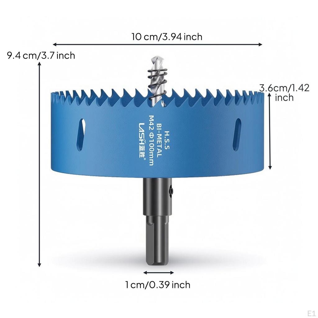 With Guide Bit HighSpeed Steel Drill HeavyDuty Tool for Handyman Hobbyists, Carpenters,