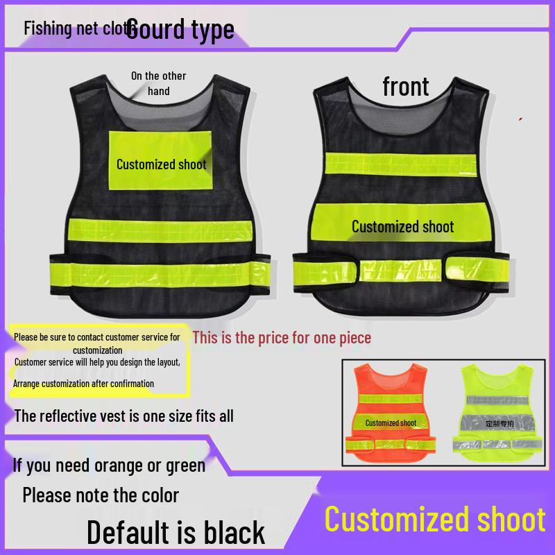Reflective Safety Vest for Construction, Sanitation, and Cycling