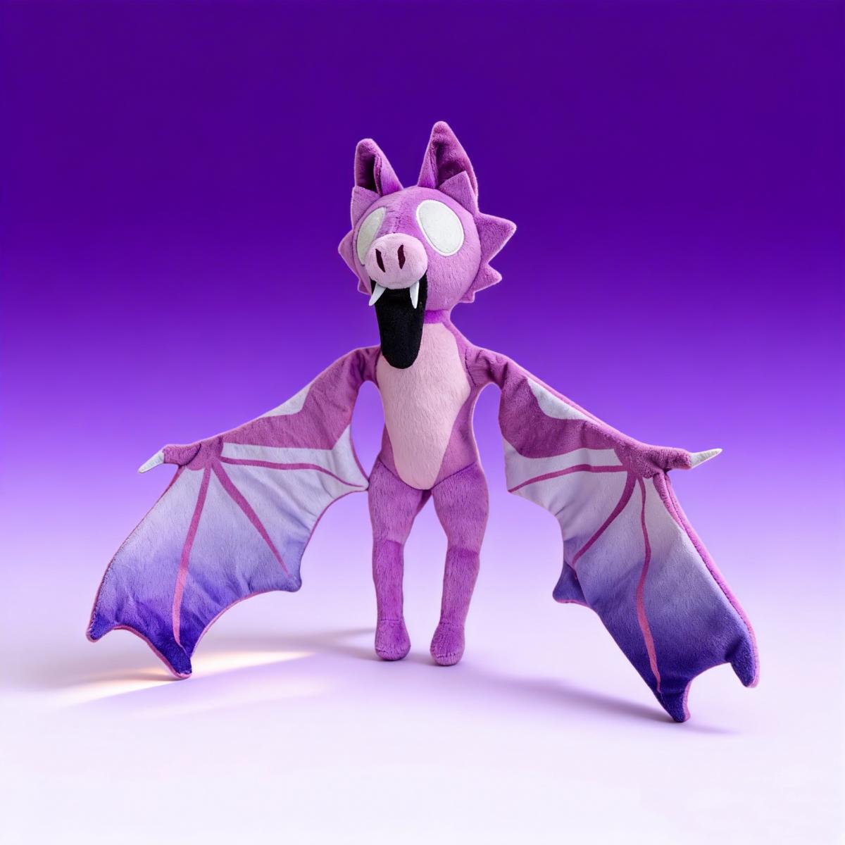 

non-toxic Kawaii Bat Plush Toys 99 Nights in the Forest Plush Bat Cute Bat Doll Kids Game Fans Halloween Christmas Gifts Home Decor 30cm
