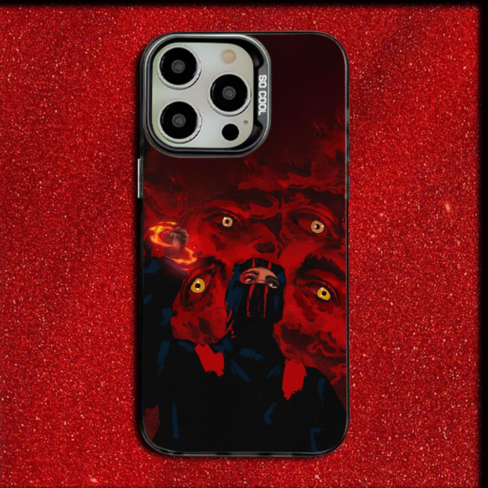 Coole Twenty One P-Pilots Handyhülle Für iPhone 16,15,14,13,12,11,Mini,Pro,MAX Matt Stoßfest Weiche Schwarze Hülle