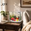 Fruit Aquarium Hide Cave Cave, Apple Pitaya Fish Tank Hideout, 3D Betta Decor Accessories Printed Decorative for And Shrimp Safe Shelter Water Pets