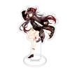 Genshin Impact Game Acrylic Figure Stand Klee Keqing Ganyu Display Desktop