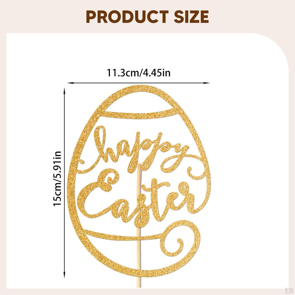 Cake Topper, Cupcake Picks, Decoration, Easter Party Supplies for Weddings