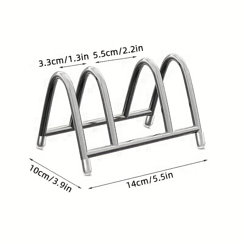 

Heavy-Duty Stainless Steel Kitchen Organizer Multi-Tier Countertop Storage Rack For Utensil Plate, Cutting Board & Knife Holder