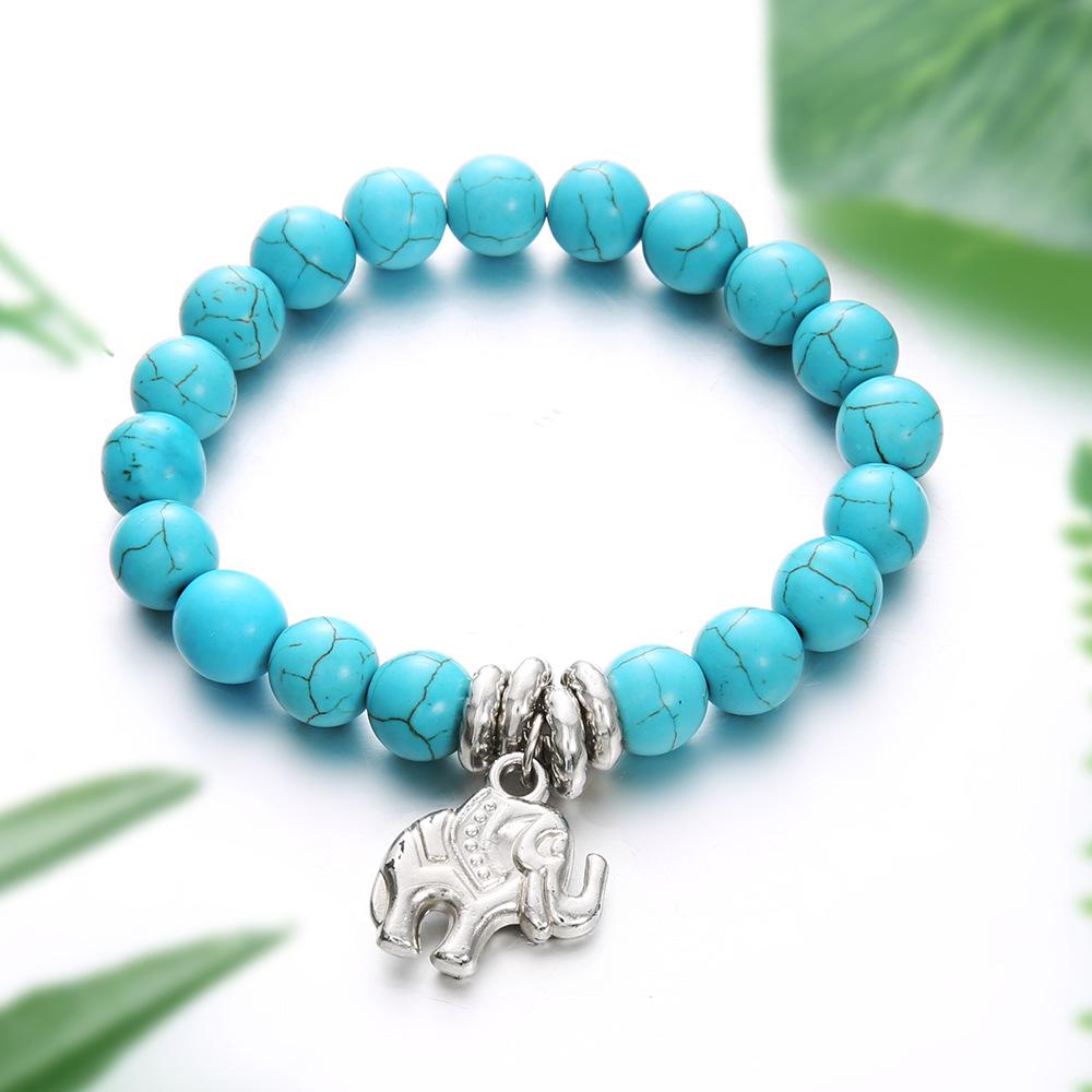 Elegant Beaded Elephant Anklet - Simple and Timeless Jewelry