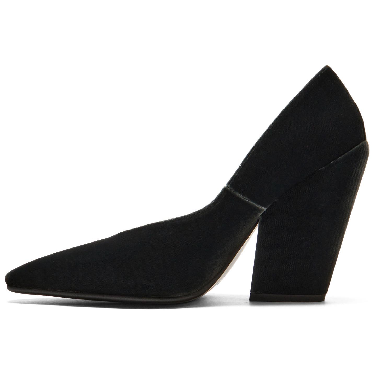 

Новые женские туфли на высоком каблуке Onitsuka Tiger с массивным каблуком, черные 1182A658-020 38