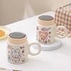 Xiaoyueya Cartoon Ceramic Mug with Lid