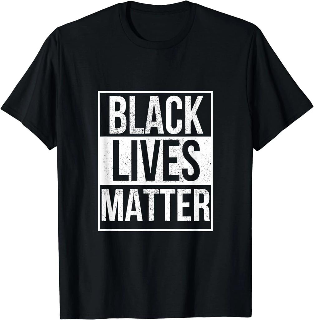 BLM T-Shirt - Distressed Black Lives Matter Gift Unisex T-Shirt