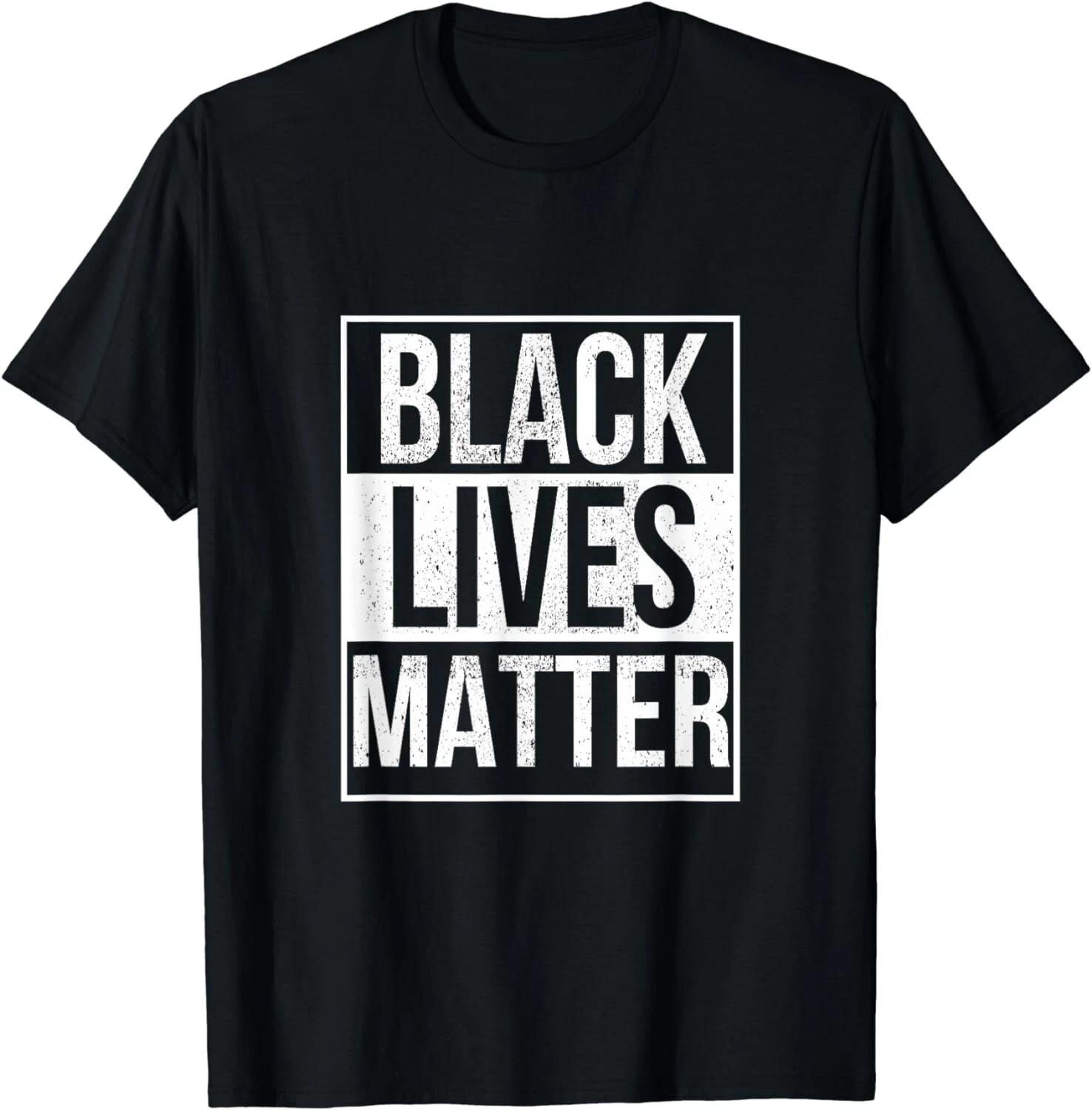 BLM T-Shirt - Distressed Black Lives Matter Gift Unisex T-Shirt S