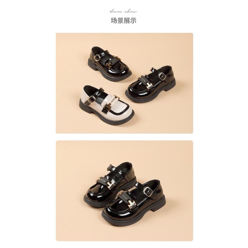 Girls' Leather Shoes Summer New Fashion Fashion Children's Princess Shoes Big Children British Style Little Girl Single Shoes