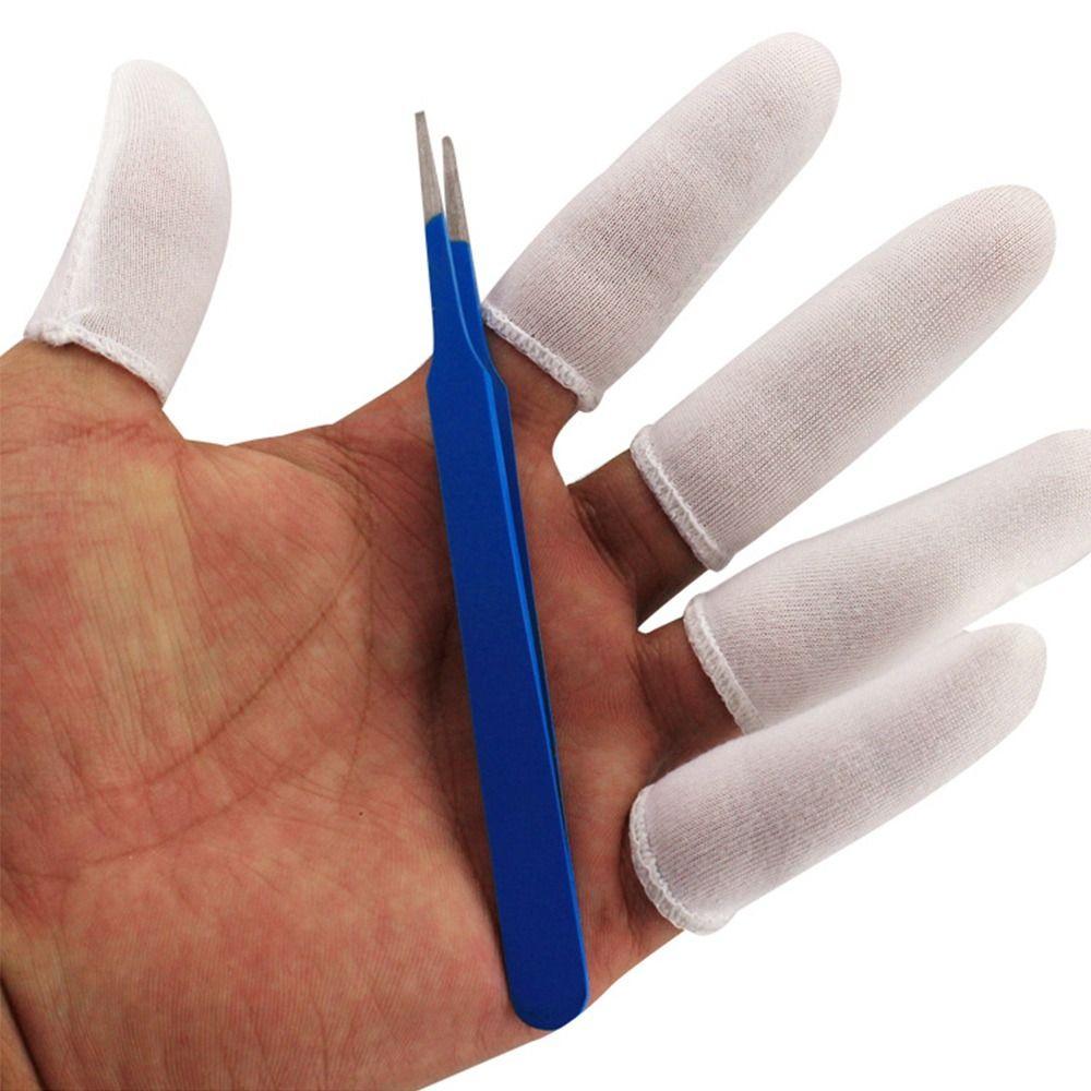 100PCS White Finger Covers Thickening Fingers Protective Gloves High Quality Finger Protectors  Work