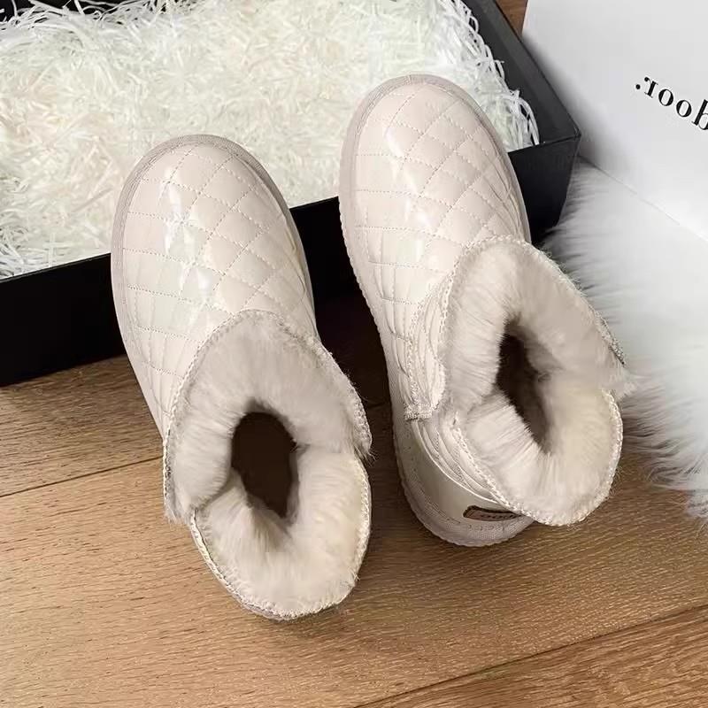 

Cotton shoes women s waterproof foreign gas thickened new non-slip and versatile winter snow boots women s velvet shoes are warm and comfortable 41