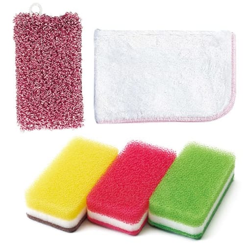 Duskin [Official] Kitchen and Bath Cleaning Set Kitchen Bathroom Kitchen Sponge