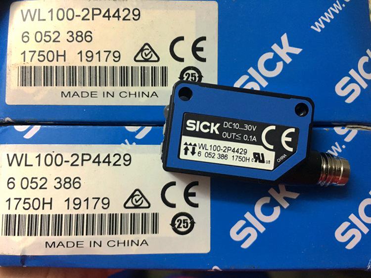 Original SICK WL100-P4420 Photoelectric Switch with Mirror Reflection