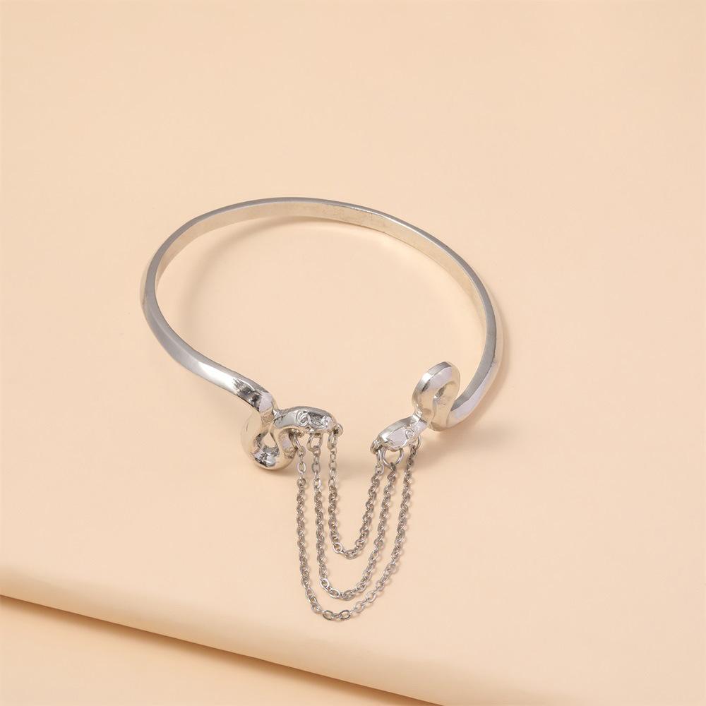 Personalized Arm Ring, Fashionable And Simple Metal Fringed Multi-Layer Chain Arm Ring Jewelry
