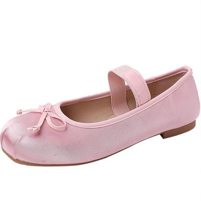 2024 Spring and Autumn New Soft Sole Ballet Shoes Retro Fashion Women's Shoes
