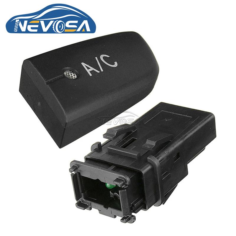 NEVOSA 6554.KX Air Conditioning Unit A/C Switch Push Button with Cap For Peugeot 107 Citroen C1 Toyota Aygo Mk1 2005 2014 6554KX