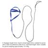 1Pcs Adjustable Parrot Training Harness Anti-Bite Flying Traction Rope Sturdy Strap for Outdoor Walking Flight