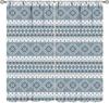 Tribal Geometric Pattern Curtains,Traditional Southwestern Style Aztec Window Treatments for Bedroom Living Room,Minimalist