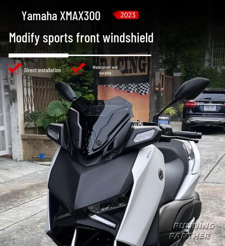 Yamaha XMAX 300 Windschutzscheiben-Deflektor-Verkleidung - Motorradzubehör