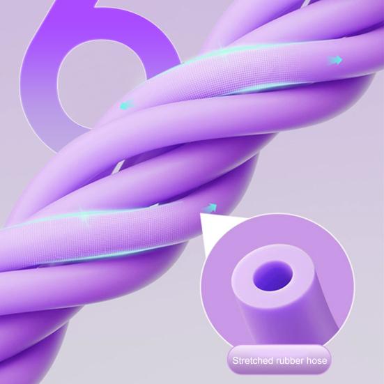 6-Rörs Pedal Ankeldragare Motståndsband med Handtag Elastisk Yoga Sit-up Dragrep Män Kvinnor Pedal Spännare Träningsredskap